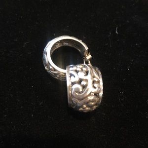 Vintage Sterling Silver post hoops in EUC